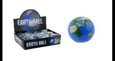 John Toy Globe glitter stuiterbal 65mm