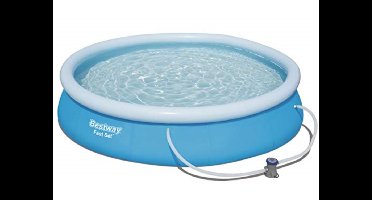 Bestway FastSet zwembad 457x84cm + pomp