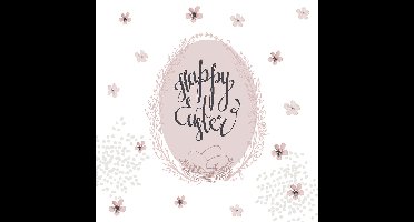 Duni Servetten Easter Post 24x24cm