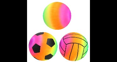 Bal Regenboog PVC 23cm