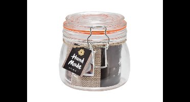 Weckpot 500ml 10,5x10,5cm siliconen ring