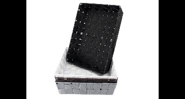 Mand gevlochten 32x25x7cm