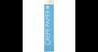 Crepepapier 50x250cm babyblauw pak a 12