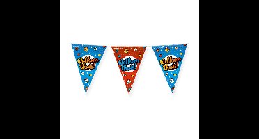 Party vlaggenlijn - Welkom thuis cartoon