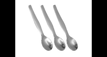 Metaltex Eierlepels metaal set a 3st