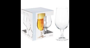 Bierglas op voet 37cl set a 4 stuks