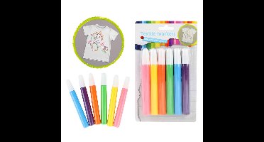 Toi Toys Textielstiften Tropical 6st