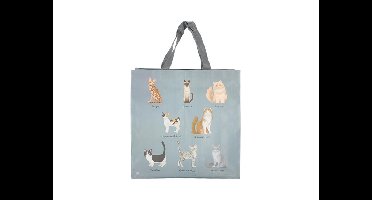 Esschert design Boodschappentas katten