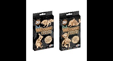 Grafix 2-in-1 Houten 3D dierenpuzzels