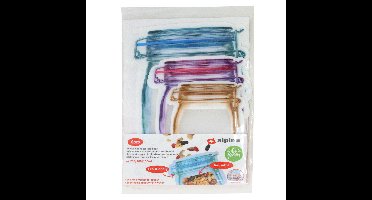 Herbruikbare voedselbewaarzakken set a 6