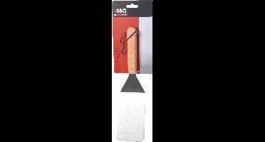 BBQ spatel 34cm houten handvat