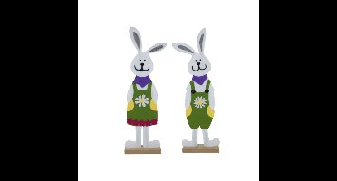 Vensterdeco vilt paashaas 61cm