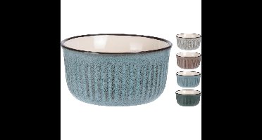Schaal gespikkeld aardewerk 500ml
