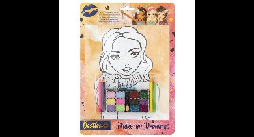 Besties Maak je eigen make-up tekeningen