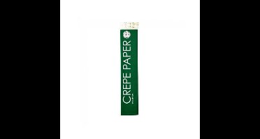 Crepepapier 50x250cm kerstgroen 12 rol
