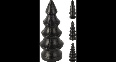everlands kunstkerstboom mangohout h15cm zwart