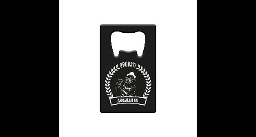 Flesopener metaal - Abraham 50 jaar