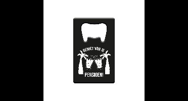 Flesopener metaal - Pensioen