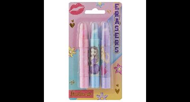 Besties Lipstick gum 3 stuks op kaart