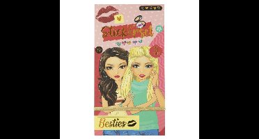 Besties Luxe sticker boek 23x12cm