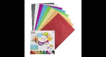 Grafix Glitterpapier A4 8 vel