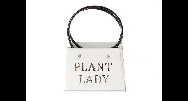Bloempot metaal Plantlady