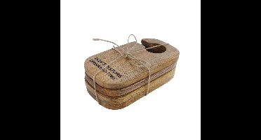 Onderzetterset Drinking Time 4-dlg mango