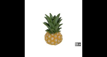 Kandelaar Ananas polystone 12x12x18cm