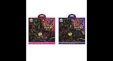 Grafix Kras kaartjes glow in the dark