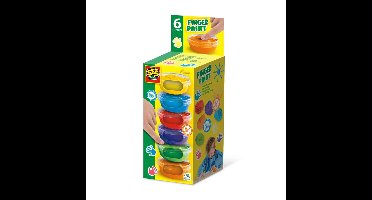 Ses Vingerverf 6 kleuren x 45ml