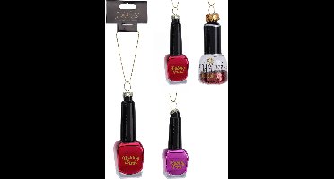 Kersthanger glas Nagellak