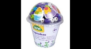 Lena Cupcake met houten kralen