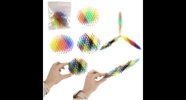 Magic Fidget Morph worm rainbow 24cm