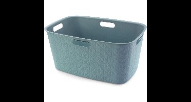 Curver Softex wasmand 45L Blauwgroen