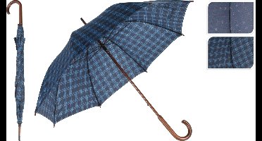 Paraplu geruit 104cm