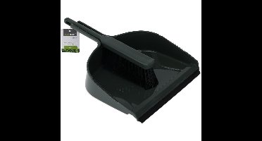 Stoffer en blik kunststof groen