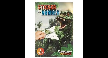 Grafix Dino stickeren op nummer A4