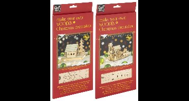 Grafix Maak je eigen houten kersthuis