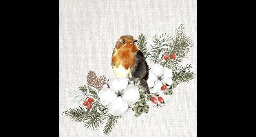 Duni Servetten Robin Forest 33x33cm