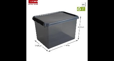 Sunware Comfort Line opbergbox 22L grijs