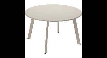 Bijzettafel Ø70xh40cm mat beige