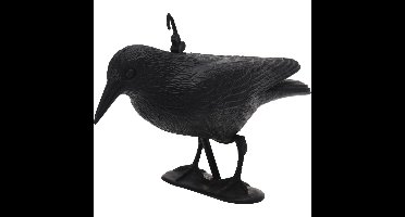 Raaf/kraai vogelverschrikker zwart