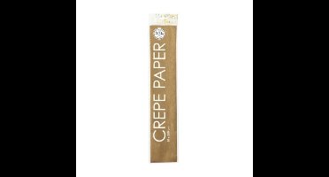 Crepe papier 50x250cm goud