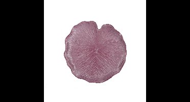 Plateau bladvorm Melam aubergine Ø31cm