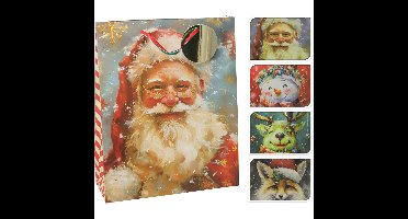 Geschenktas kerst L assorti