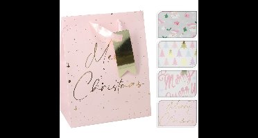 Geschenktas voor kerst M papier