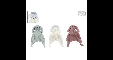 Mini Club knuffeldoekje konijn 3ass 38cm