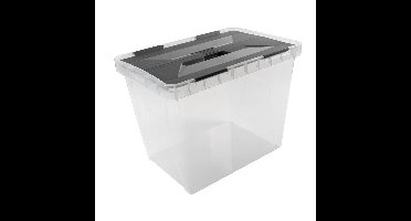 Sunware Onyx opbergbox 25L transparant