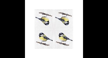 Esschert Design Servetten koolmees 33cm