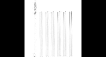 Montana Rietjes glas + borsteltje 15cm